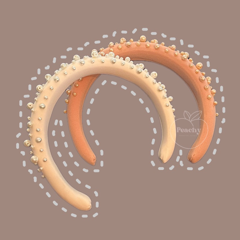 Premium Bando Pearly / Bando Nagita Slavina / Bandana / Luxury Elegant Bando