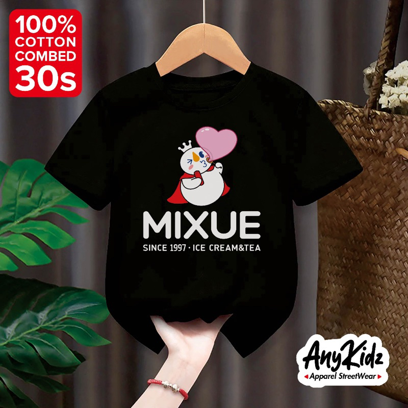 KAOS BAJU ANAK MIXUE ORIGINAL SERIES 5-13 TAHUN KIDS ABG