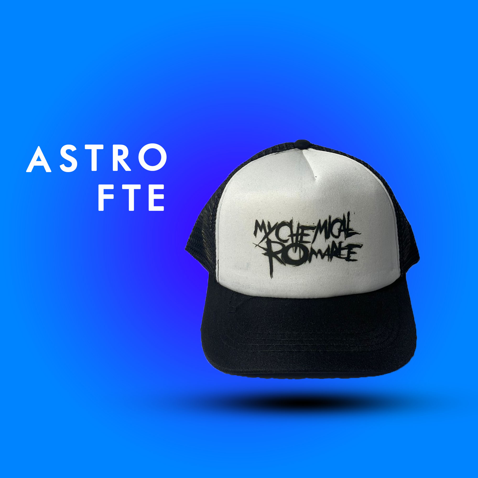 Topi Jaring Topi Trucker My Chemical Romance Pria Wanita Premium