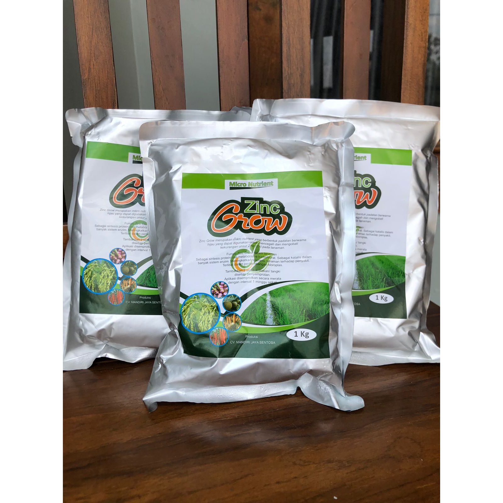 ZINC GROW | ZINC BUBUK | NUTRISI ASEM-ASEMAN | PUPUK PADI | HIJAU DAUN PADI | OBAT PERTANIAN