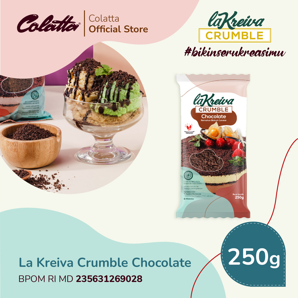

La Kreiva Crumble Chocolate 250 g