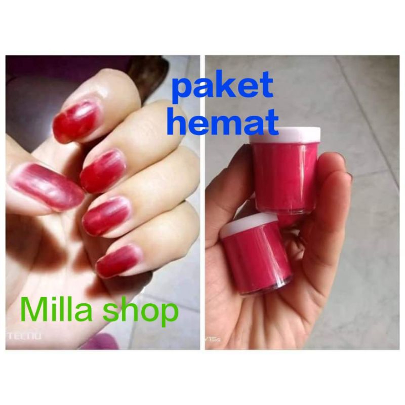 paket Hemat kutek Nail Henna 10pcs