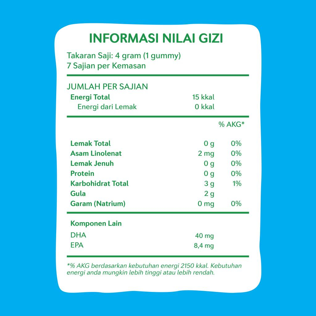 Youvit Omega- 3 Anak 7 Hari untuk Otak &amp; Mata Anak