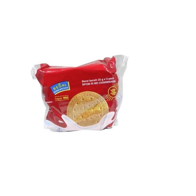 

Regal Biscuit Marie Pack 3X25Gr