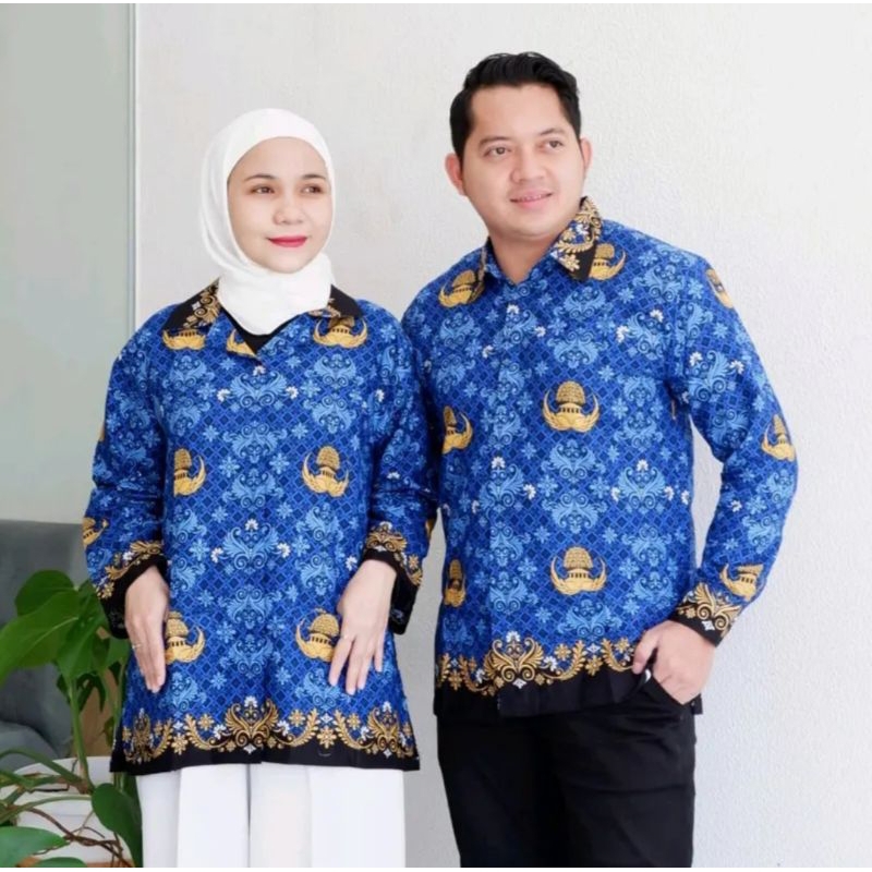 baju korpri terbaru no furing pria wanita korpri terbaru batik korpri no furing