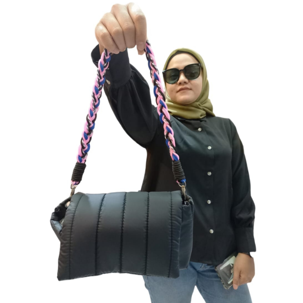 Tas Wanita Puffy Bag Helena Glossy Shoulder Bag Mini Bisa Selempang