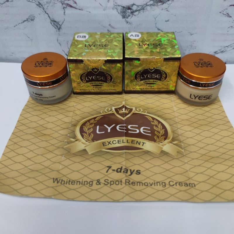 CREAM LYESE ORI SIANG MALAM, LYESE WHITENING CREAM