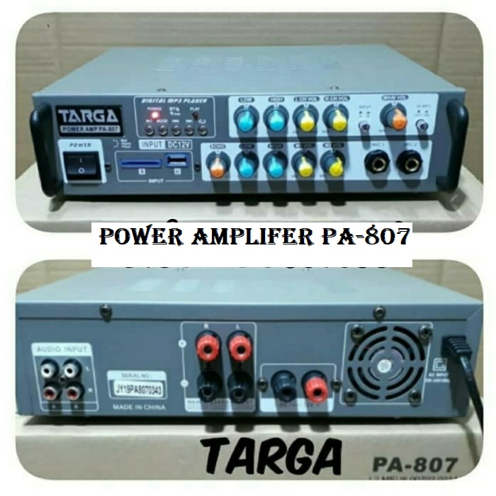AMPLIFIER TARGA PA807 AMPLI TARGA PA 807