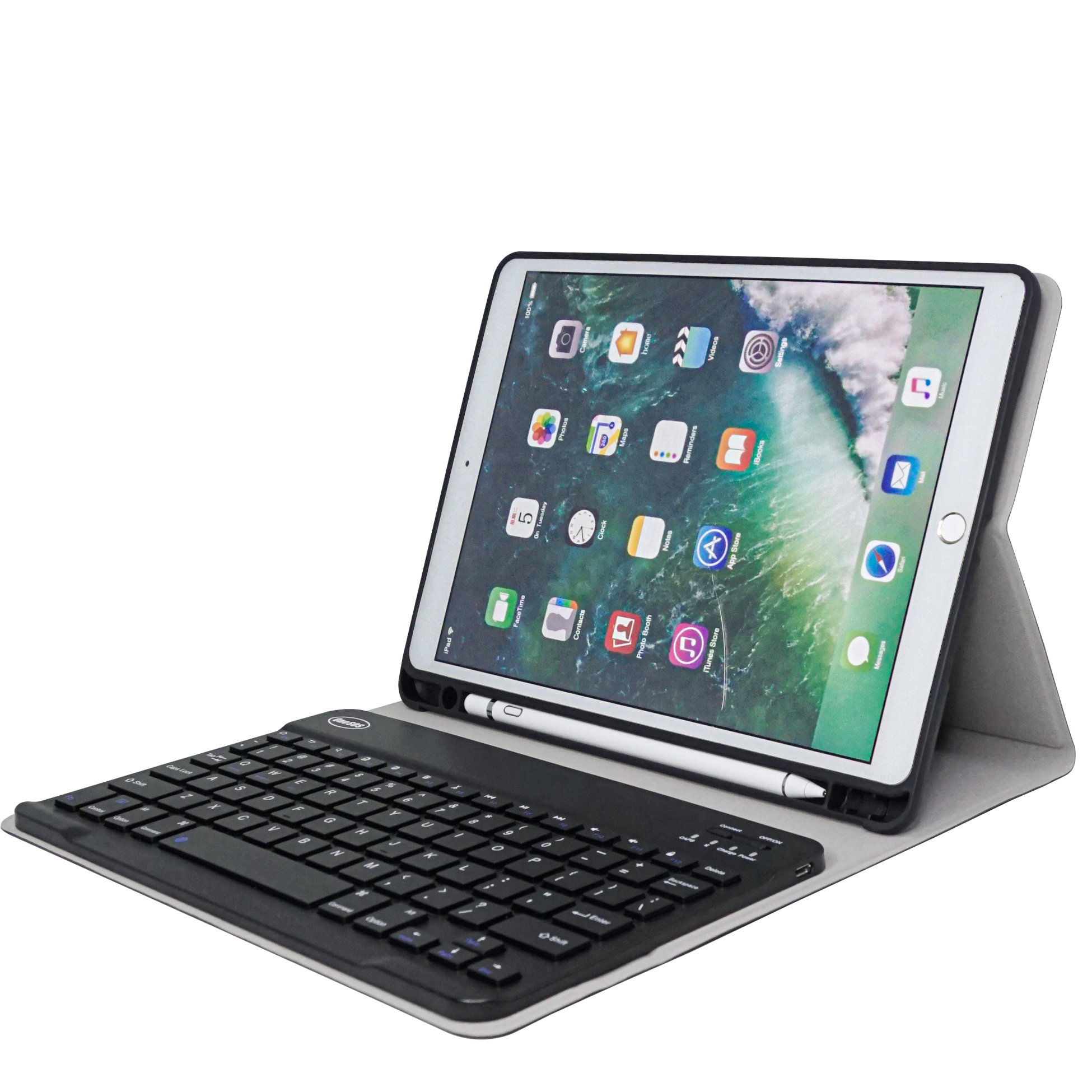 Huawei Matepad T10S Paket Lengkap Keyboard Sarung Mouse Bluetooth Book Case FS Smart Cover + Keyboard Wireless Bersertifikat Resmi Penggunaan Bluetooth