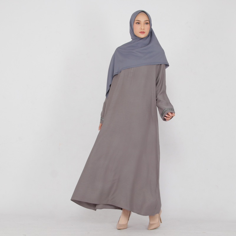 ABAYA BASIC RAYON TWILL by hawacorner Abaya polos basic rayon twill