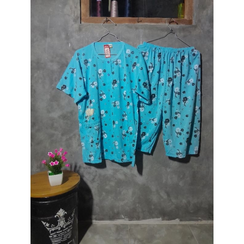 Setelan Babydoll Kaos Jumbo Wanita