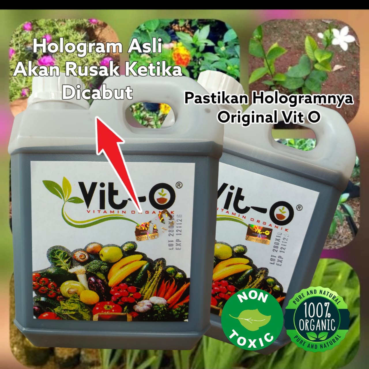 Pupuk Vitamin Tanaman Super VIT-O Nutrisi Segala Jenis Tanaman 1000ml