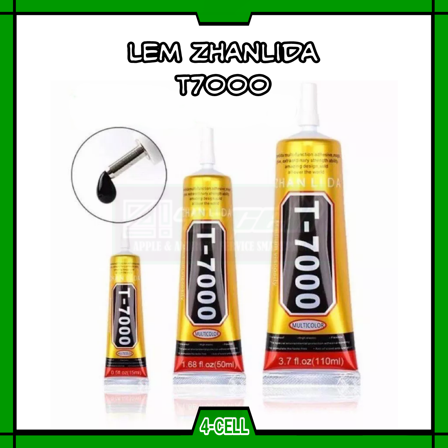 

LEM ZHANLIDA T7000 LEM TOUCHSCREEN LEM KACA LCD LEM SERBAGUNA 15ML 50ML 110ML