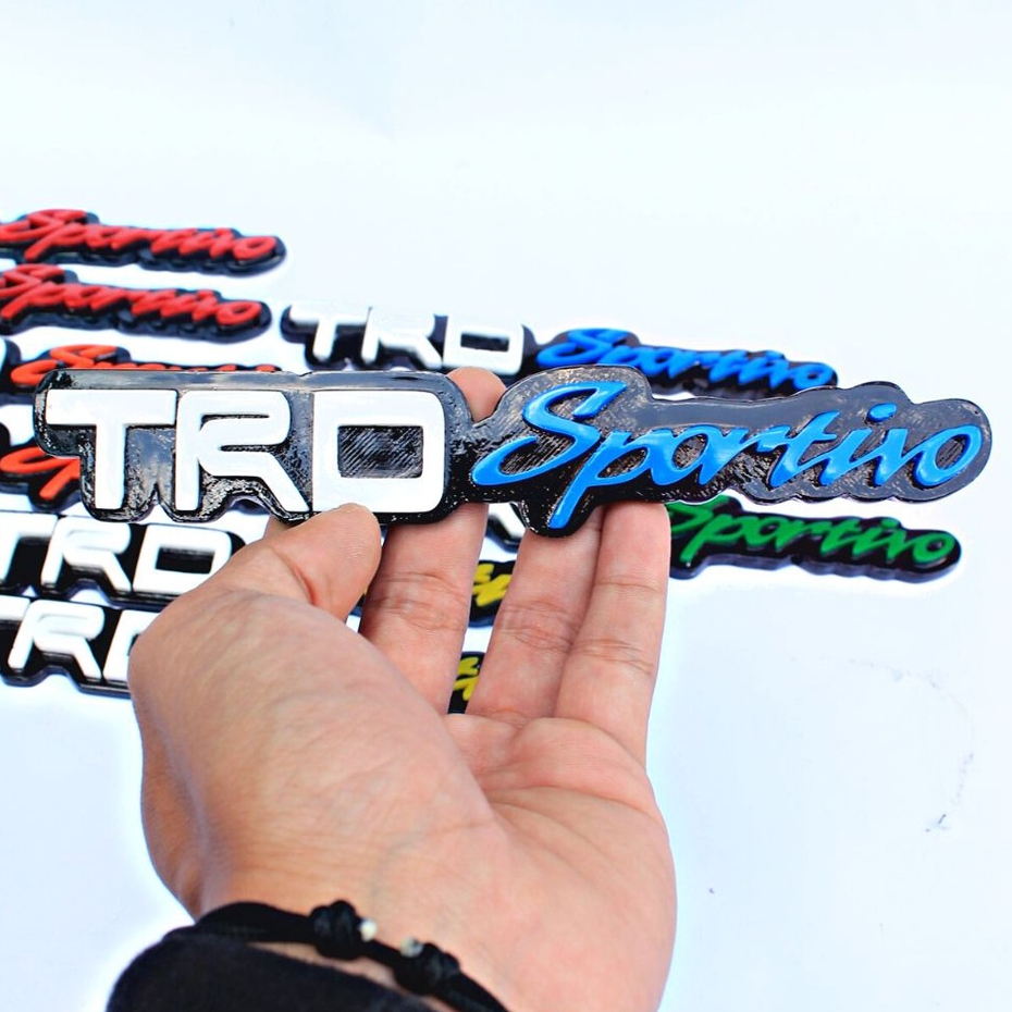 EMBLEM MOBIL HURUF TRD SPORTIVO / AKSESORIS EMBLEM MOBIL UNIVERSAL / EMBLEM MOBIL
