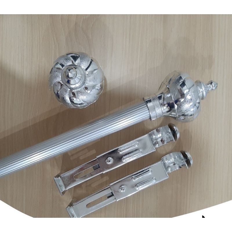 Besi Gorden full set ||Batang Gorden ||Tiang gorden motif uril polos garis