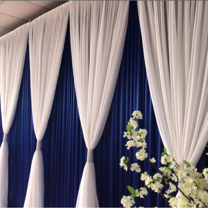 backdrop background gelombang rempel tunangan lamaran nikahan birthday party