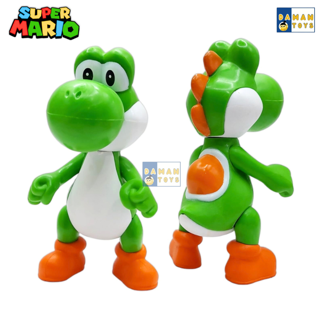 Action Figure Mainan Mario Bros Bross Bowser Putri Peach Donkey Kong Yoshi Luigi