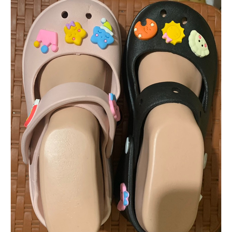 SENDAL JELLY, SENDAL SLOP WANITA IMPORT SLIP ON, SENDAL RUMAH, SENDAL SLIDE MOTIF KAREKTER