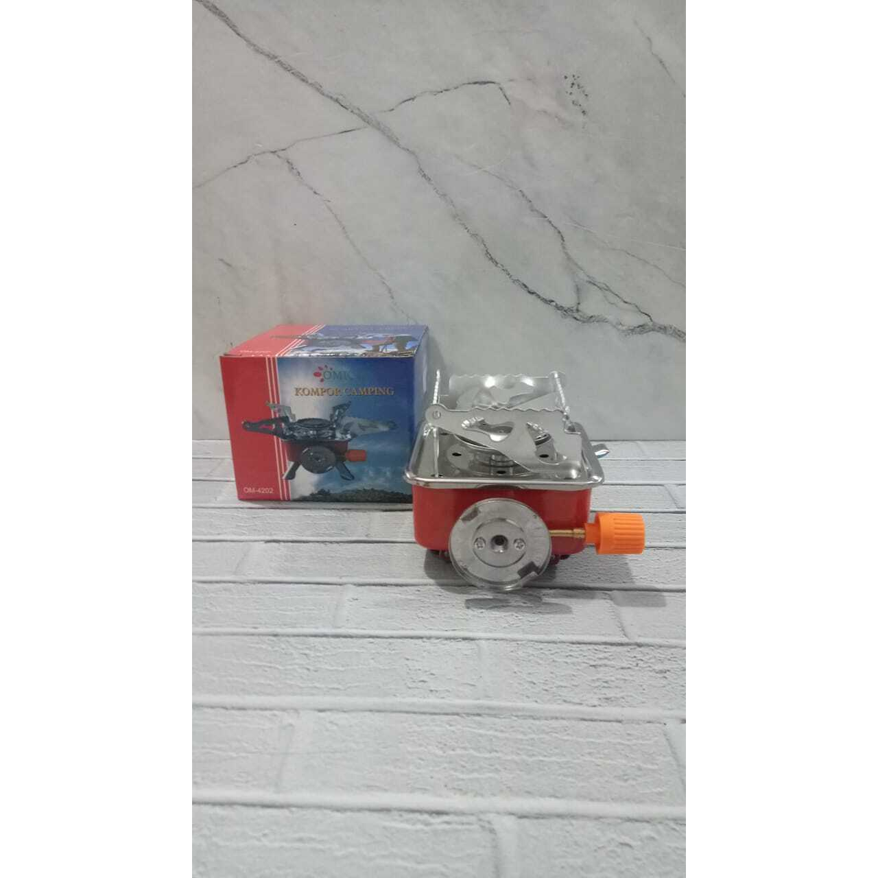 CHS Kompor Camping Gas Kovar Mini Portable Stove Model Kotak Persegi