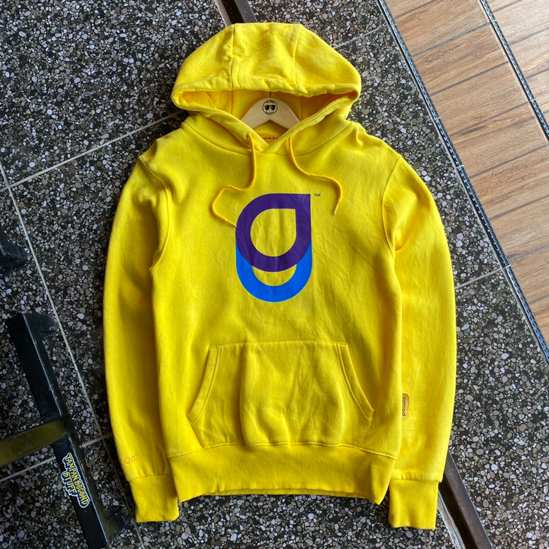 Hoodie pancoat g logo - Warna kuning cerah