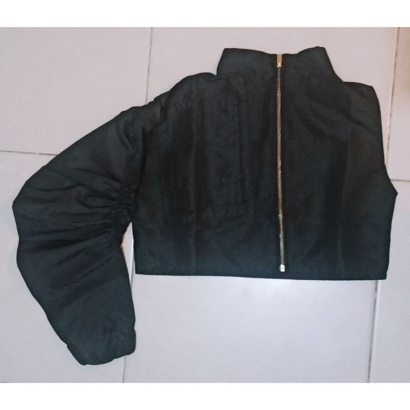 Jaket Crop Techwear Jacket Korea Asimetri