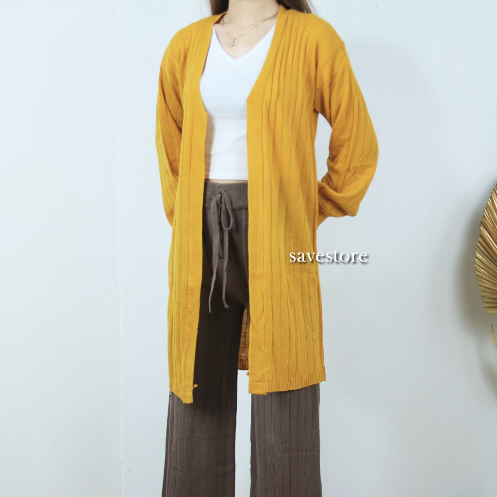 REVITA KARDIGAN • BUBBLE LONGKARDI PREMIUM • Longkardi Rajut