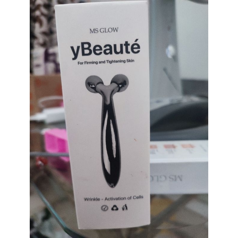 FACE ROLLER Y MS GLOW / ROLLER BEAUTY PIJAT WAJAH Like New