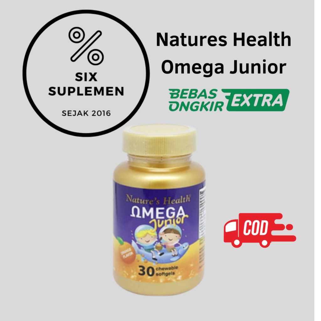 Nature's Health Omega Junior - 30 Softgels - Vitamin Anak