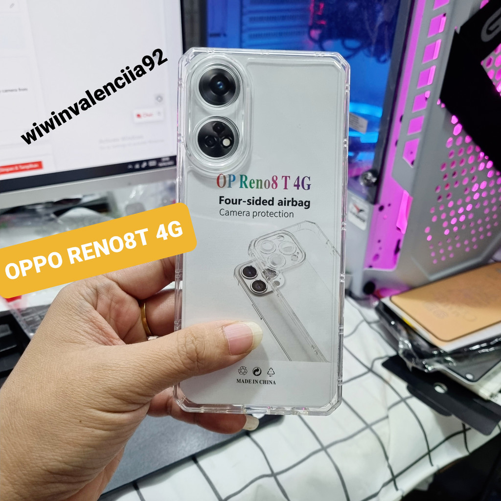 Softcase Square EDGE Clear OPPO Reno8T 4G Reno8T 5G A17 A17K A78 A58 Soft Case Casing Bening Sekali/Silikone-Silicone-Silikon Bagus Kotak Airbag Anti Fall-Slip Bumper Shock Protecth Camera-Kamera-Tebal A-Jatuh ORI Original F11 5G Reno 8T 8 T Reno8 K A 78