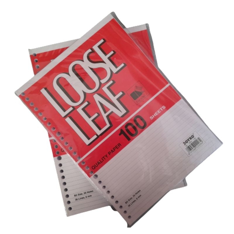

Loose Leaf / Kertas File / Kertas Binder JOYKO B5-100 Garis