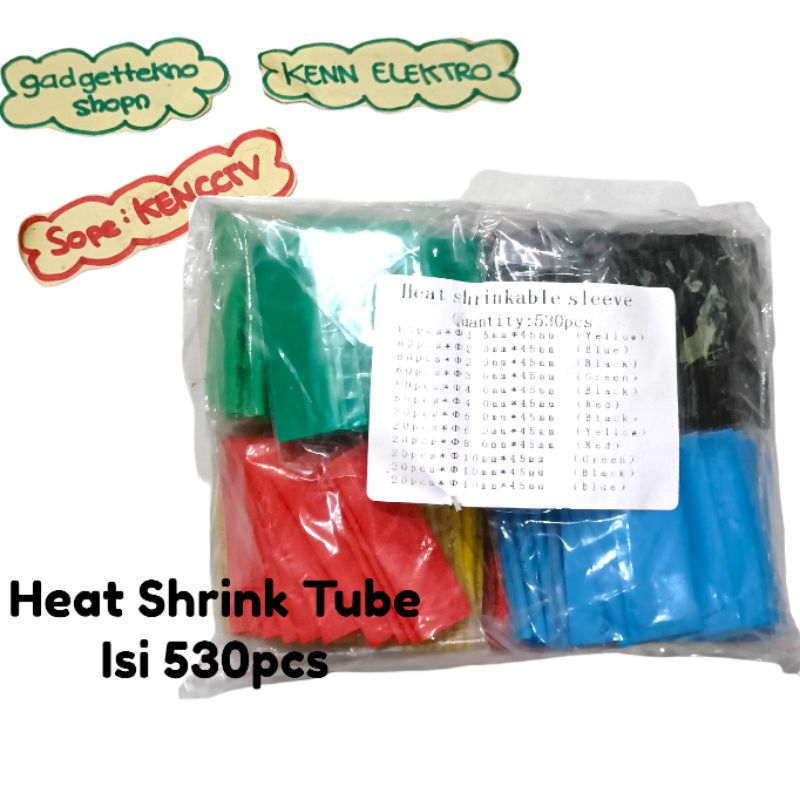 heat shrink tube isi 530pcs