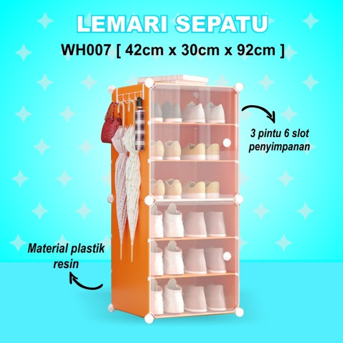 Miliki Segera!!! Rak penyimpanan Rak Serbaguna Rak Sepatu Lemari Sepatu Kotak Sepatu Tempat Penyimpanan Sandal dan sepatu Rak sepatu susun