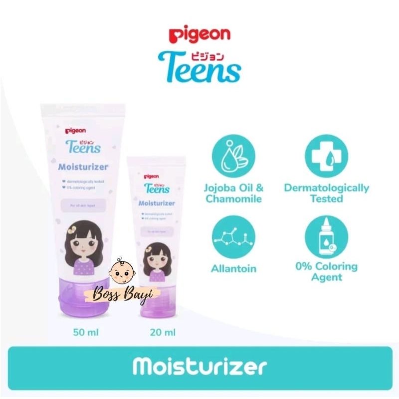 PIGEON TEENS - Moisturizer For All Skin Types 20ml / Pelembab Wajah Remaja