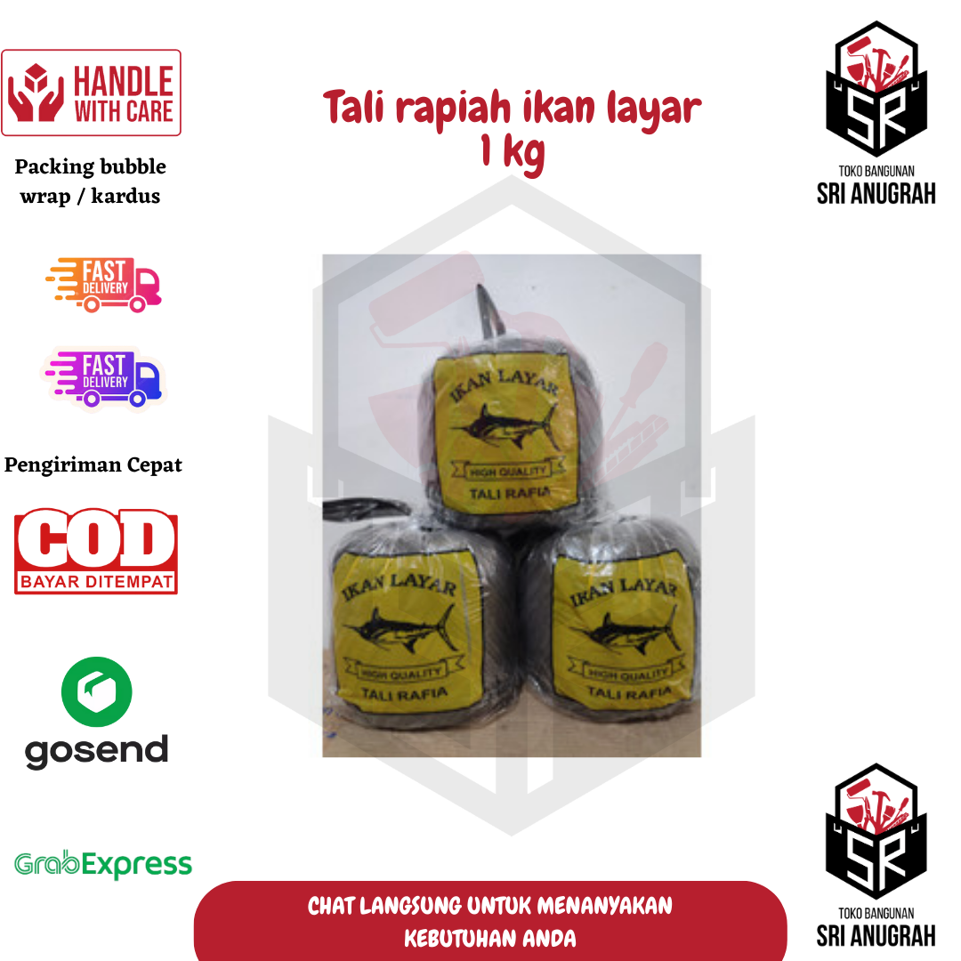 

Tali Rafia ikan Layar 1KG