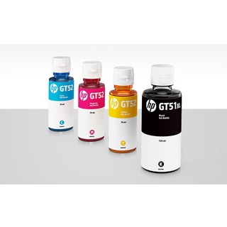 HP Paket Tinta Printer GT 53 &amp; 52 ( Black , Cyan , Magenta , Yellow ) Original