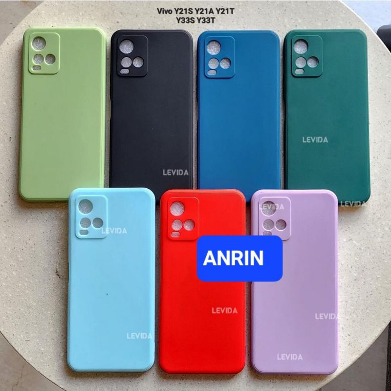 VIVO  Y21T Y21S Y21 Y33S Y21A CASE MACARON SQUARE ANTI NODA CASING SOFTCASE SILIKON