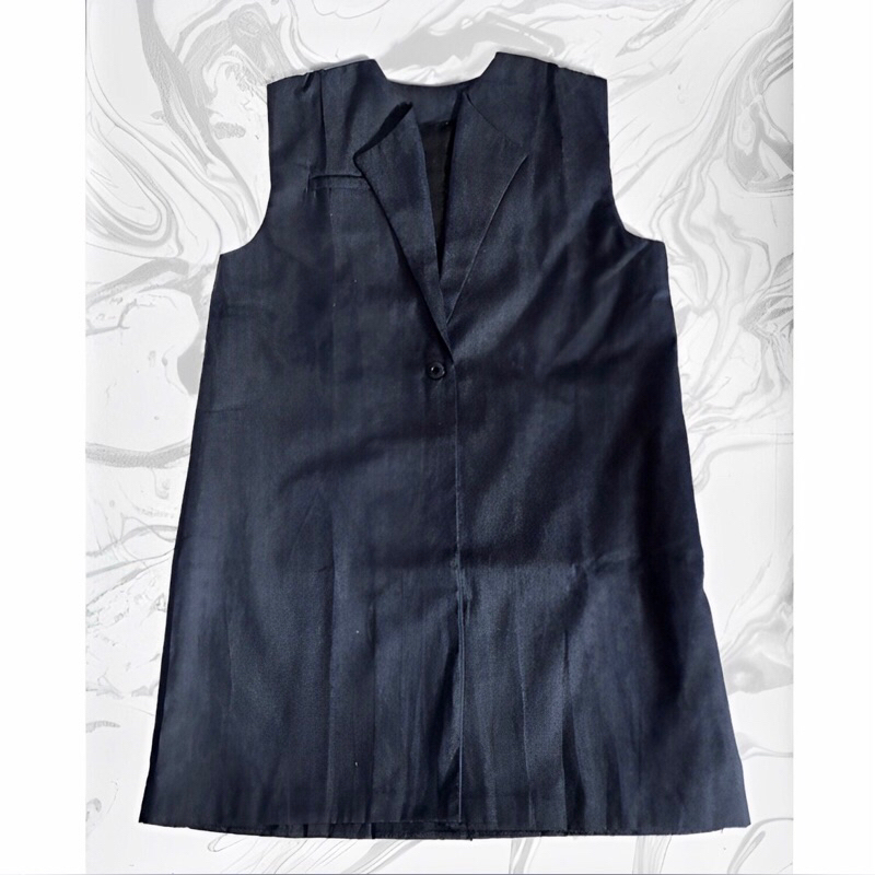 OUTER BLAZER KOREA / ROMPI BLAZER TANPA LENGAN / VEST BLAZER WANITA TEBAL / BLAZER DEWASA