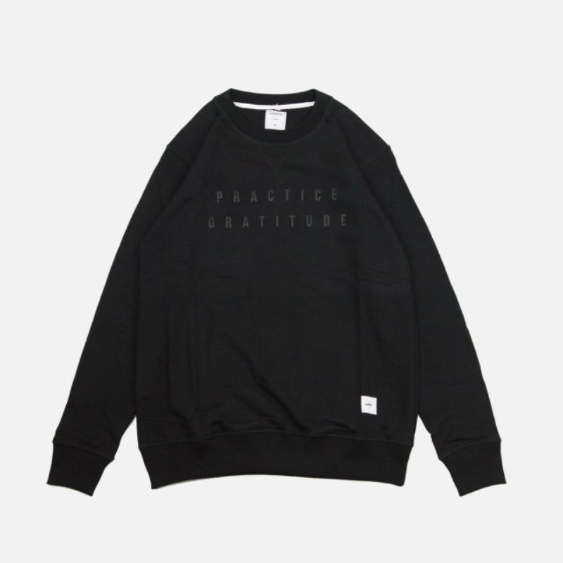 CREWNECK RATTLE HITAM - ATTITUDE