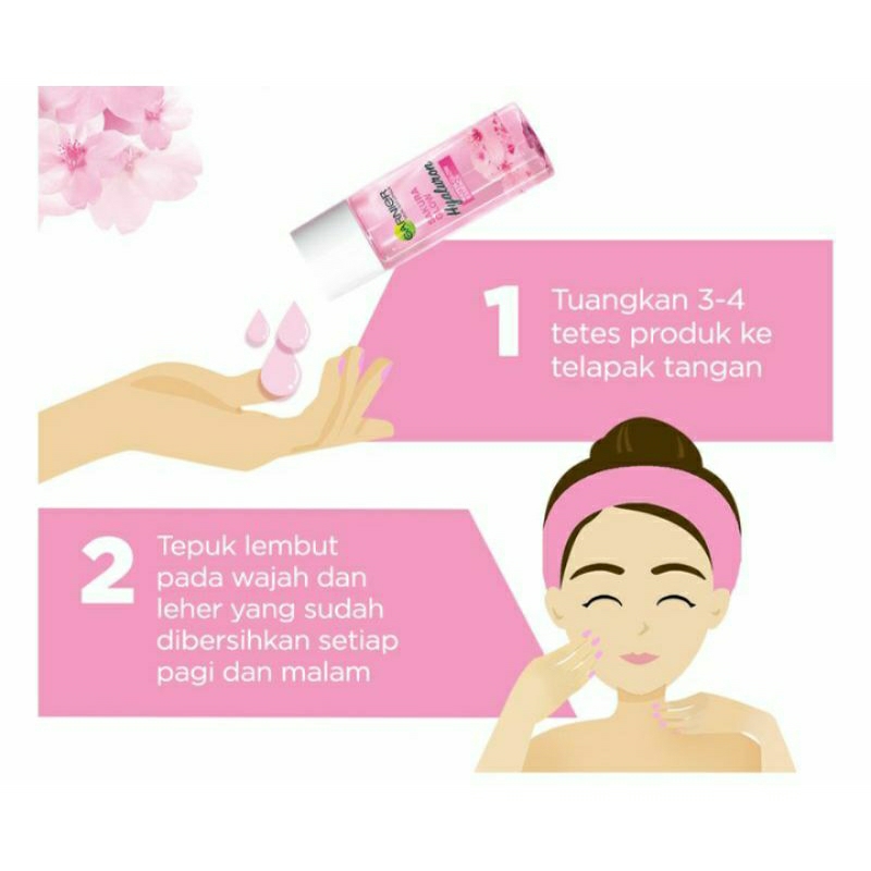 Garnier Sakura Glow Hyaluron water glow essence 30ml