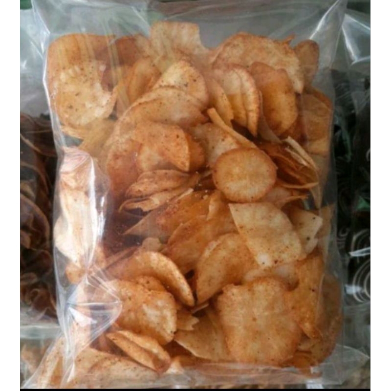 

KERIPIK SINGKONG PEDAS LADA BERAT 1 KG