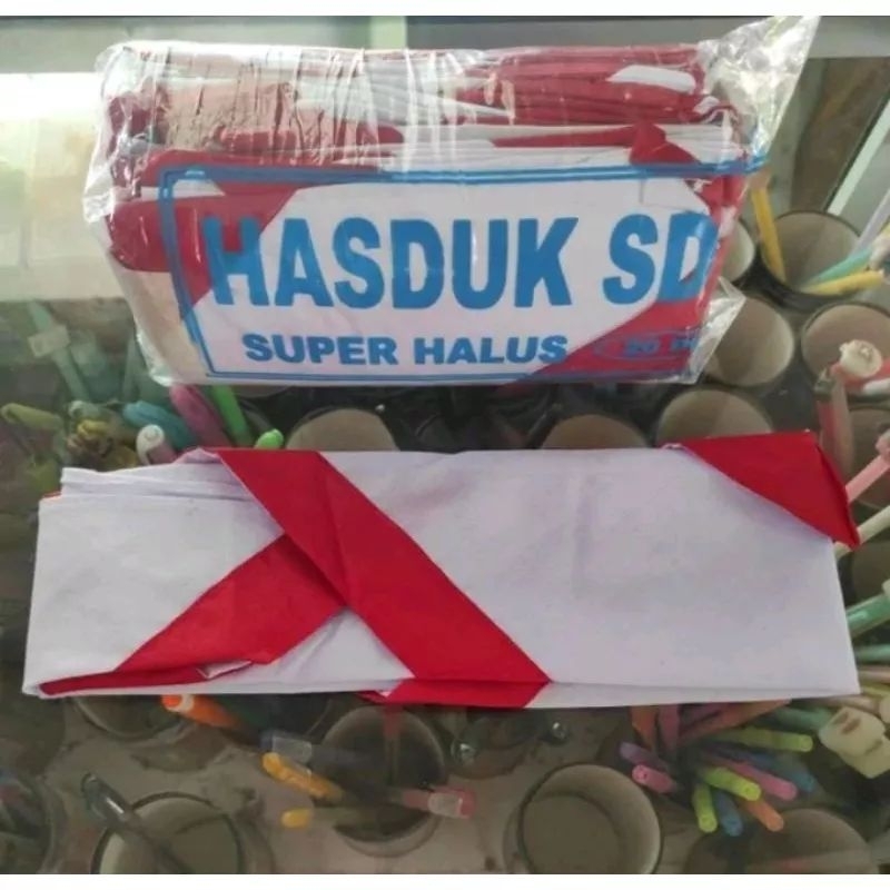 Hasduk SD 20 biji super halus -+95cm