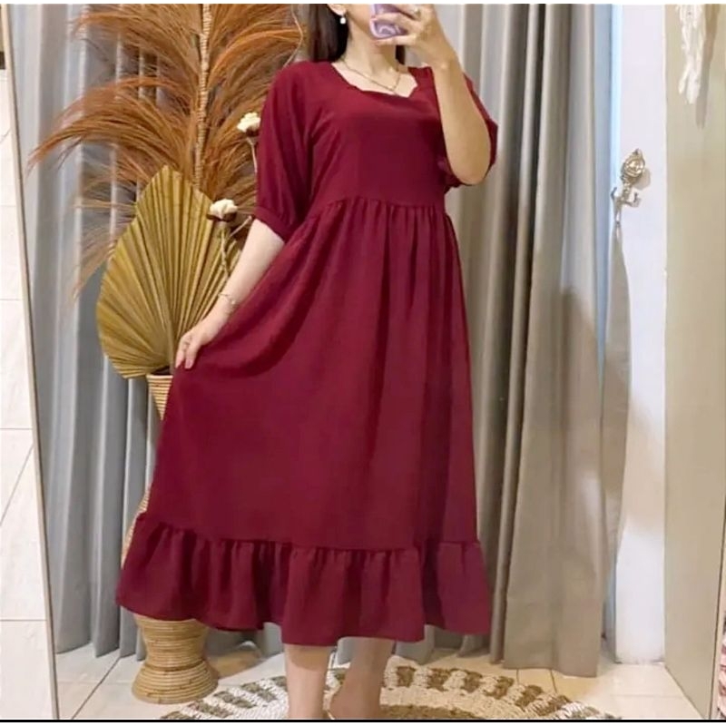 DASTER FUJI/ DASTER KEKINIAN/ DASTER BUSUI/ DASTER BUMIL/ DRESS BUMIL KODE (KIRANA DRESS)