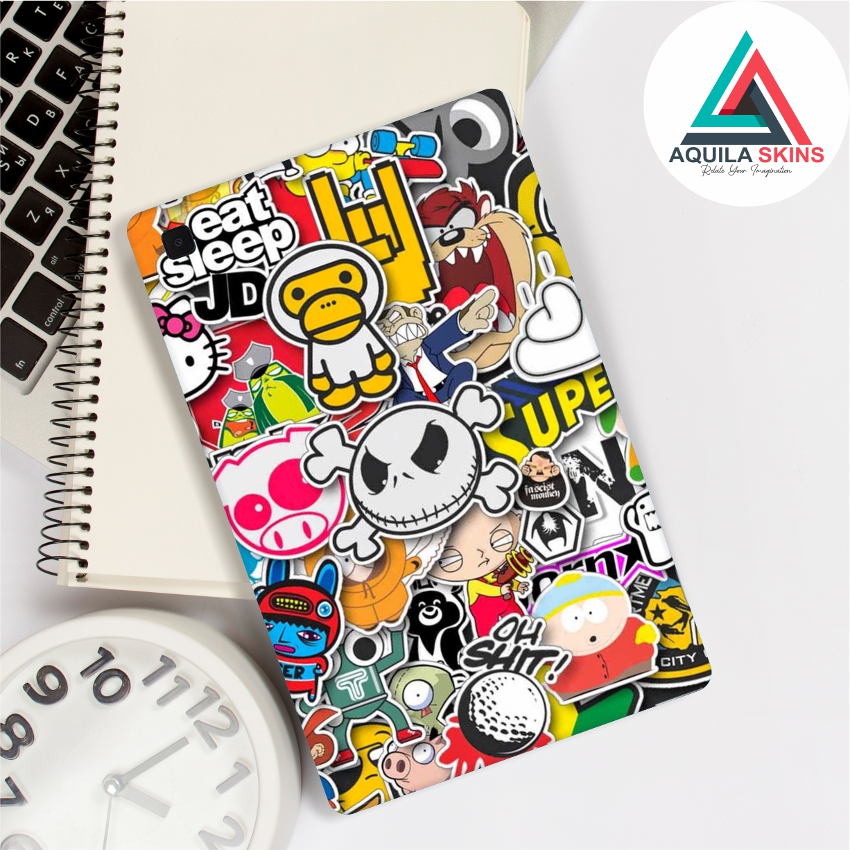 SKIN TABLET GARSKIN TAB SAMSUNG GALAXY TAB A7 10.4 - CUSTOM GAMBAR ISI 2