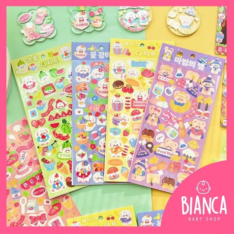 BIANCA - Stiker 002 DIY Stiker Lucu Hias Buku Diary