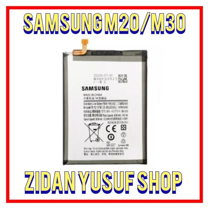 BATTERY BATRE BATRAI BATERAI SAMSUNG M20 M205 M30 M305 BATT ORIGINAL