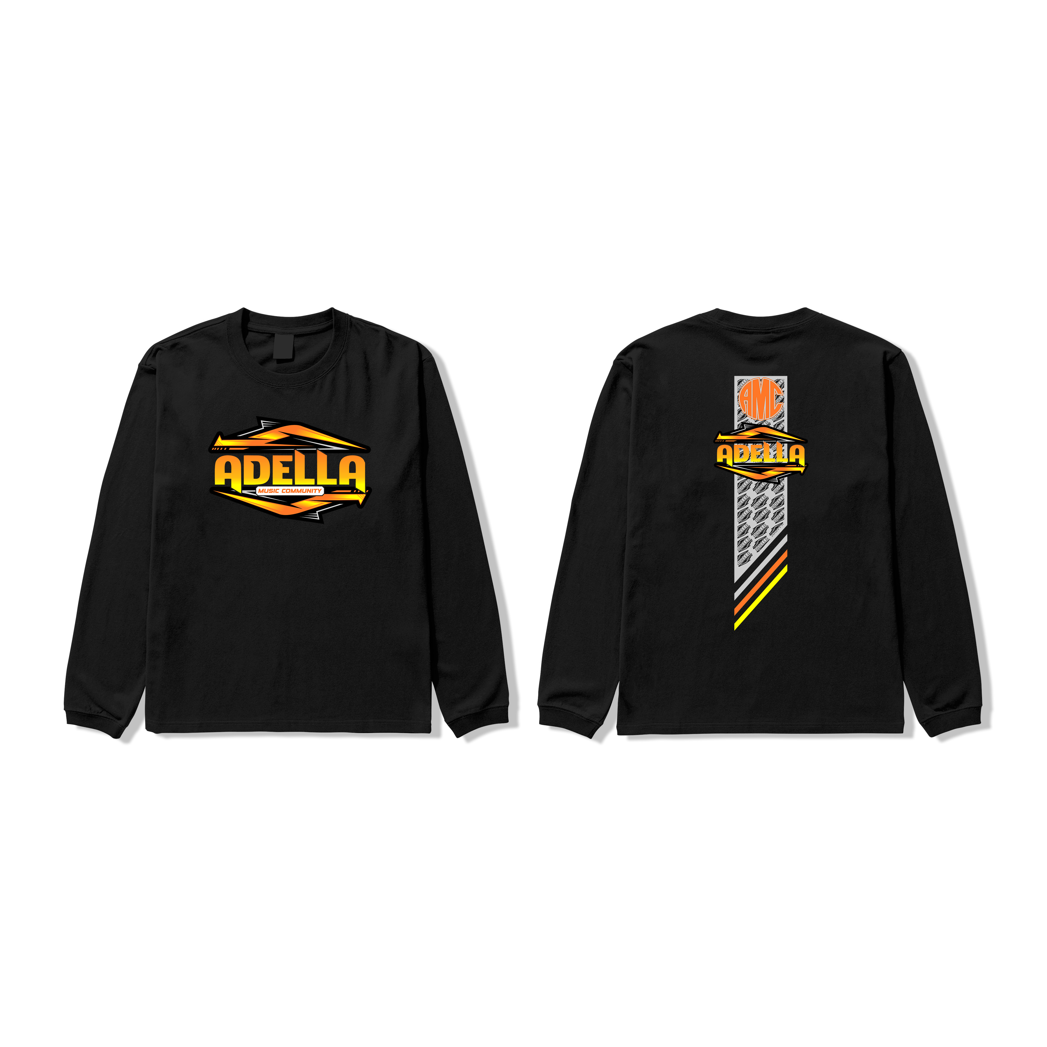 KAOS BAJU LENGAN PANJANG ADELLA TERBARU BIG SIZE JUMBO