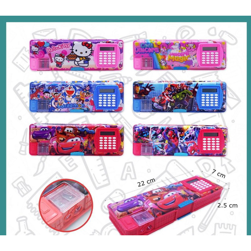 

Kotak Pensil magnit Calculator / Pencil Case Calculator