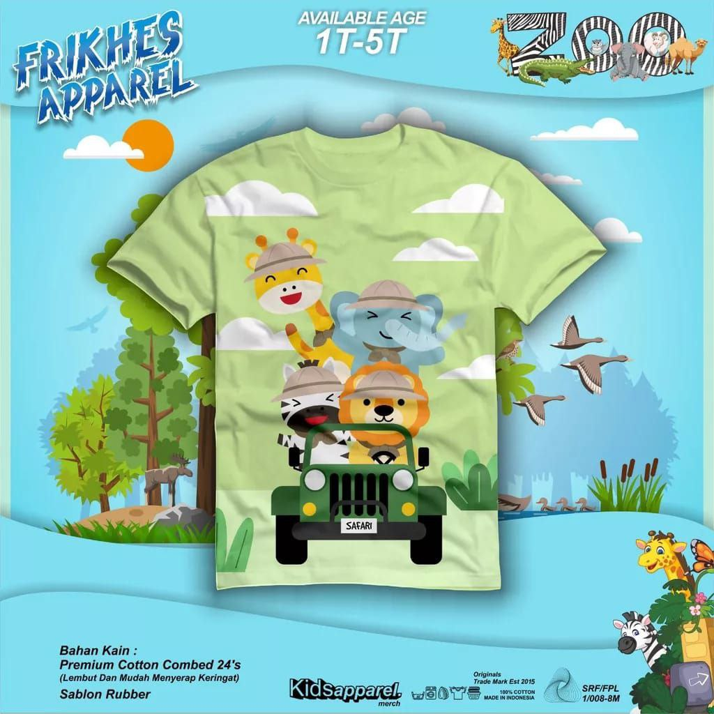 AfsheenaStore SALE Kaos Zoo Series