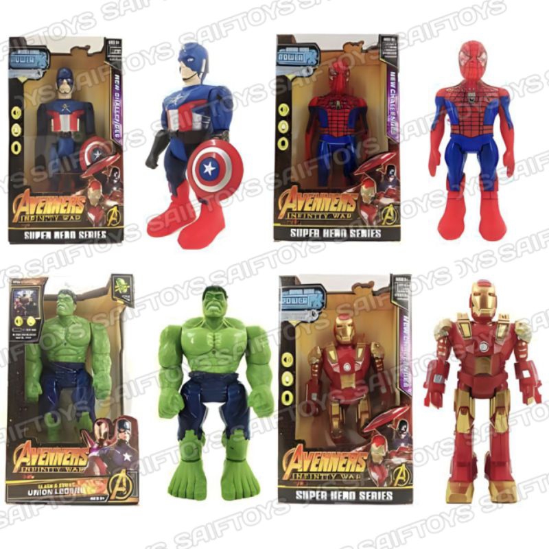 [ Free Batrai ]Mainan Anak Robot Avengers Bisa Jalan / Mainan Anak Robot Avengers Infinity / Mainan 