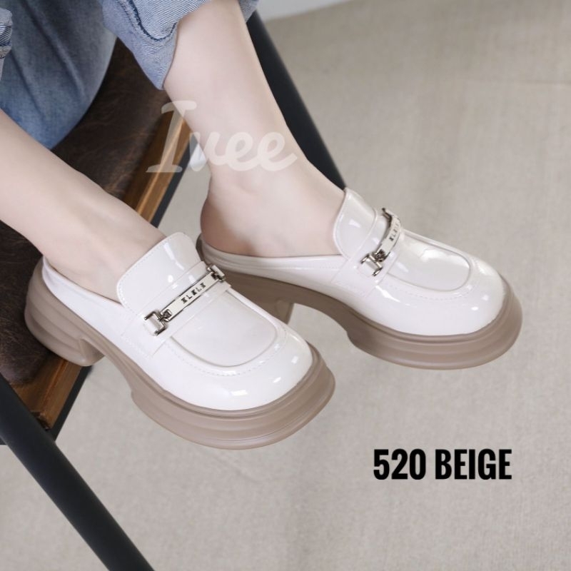 IVEE OXFORDS WEDGES SLOP KOREA SHOES ELELE #520